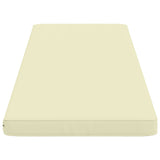 2-Piece Bench Cushions VUGHT 2 pcs 100% Polyester Cream 952015