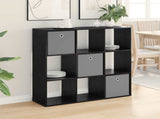 Sideboard with Drawer Black Oak 102 x 31 x 99.5 cm 8000493