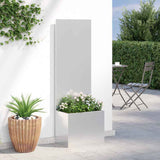 Garden Privacy Screen Silver 50 x 32 x 150 cm Galvanised steel 876446