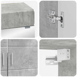 Bathroom Furniture Set TULUM 4 pcs Concrete Grey 3398047