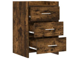 Sideboard Smoked Oak 40 x 36 x 80 cm Engineered Wood 8011063