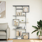 Book Cabinet Concrete Grey 92x29x188 cm Engineered Wood 3310319