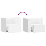 Wall-mounted Bedside Cabinets 2 pcs White 45x30x35 cm 848312