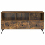 TV Cabinet Smoked Oak 102 x 34.5 x 50 cm Engineered Wood 895600