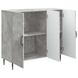Sideboard Concrete Grey 89 x 34.5 x 80 cm Engineered Wood 894878