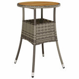 Garden Dining Set 3 pcs Grey Poly rattan 3334953