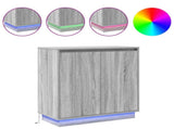 LED Sideboard for Grey Sonoma 71 x 34.5 x 75 cm 869647
