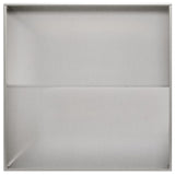 Garden Planter 2 pcs Silver 100 x 100 x 20 cm Stainless Steel 8005031