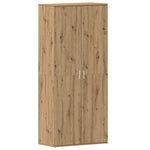 Shoe Cabinet with Door Brown 80 x 39 x 180 cm Engineered wood 3333874