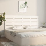 Headboard White 135x3x80 cm Solid Wood Pine 821373