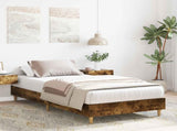 Bed Frame Smoked Oak 80 x 200 cm Engineered Wood 8009061