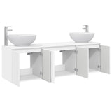 Bathroom Cabinet Set 3 pcs High Gloss White 49.5 x 44.5 x 65 cm 3405691