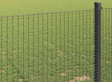 Welded Wire Fence 5000 x 80 cm Grey 42005247