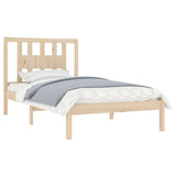 3104053 Bed Frame without Mattress Solid Wood 100x200 cm