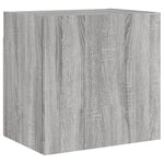 4 Piece TV Wall Units Grey Sonoma Engineered Wood 3216433