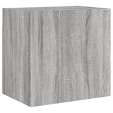 4 Piece TV Wall Units Grey Sonoma Engineered Wood 3216433