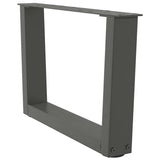 Coffee Table Legs V-Shape 2 pcs Anthracite 50x cm Steel 4012610