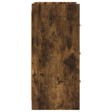 Sideboard Smoked Oak 75 x 33 x 80 cm Engineered Wood 8011103