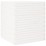 Garden Planter White 60x60x68.5 cm Solid Wood Pine 3282470