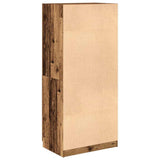 Wardrobe Old Wood 80x52x180 cm Engineered Wood 855886