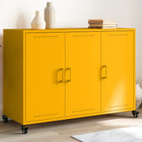 Sideboard Mustard Yellow 100.5x39x72 cm Steel 846683