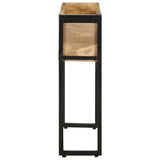 Planter 60x20x68 cm Rough Mango Wood 321941