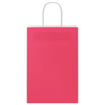 ZNTS Paper Bags 250 pcs with Handles Pink 21x11x31 cm 4101672