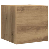 7 Piece TV Cabinet Set Wall-mounted Artisan Oak Engineered Wood 3329014