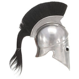 Greek Warrior Helmet Antique Replica LARP Silver Steel 286120