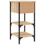 ZNTS Bedside Cabinets 2 pcs Sonoma Oak 34x36x70 cm Engineered Wood 825976