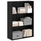 Bookshelf Black Oak 80 x 30 x 114 cm Engineered Wood 8003717