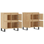 Sideboards 2 pcs Sonoma Oak Engineered Wood 3190184