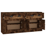 Sideboards 2 pcs Smoked Oak Engineered Wood 3185268