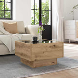 Coffee Table Artisan oak 50 x 50 x 30 cm Engineered wood 879660