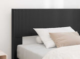 Bed Frame with Storage and Headboard Black 90 x 200 cm 3414336