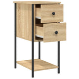 Bedside Cabinet Sonoma Oak 32x42x70 cm Engineered Wood 826095