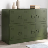 Sideboard Olive Green 99x39x73 cm Steel 841797