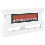 Electric Fireplace White 150 x 21 x 77 cm Engineered wood 8020832