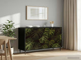 Sideboard ELBURG Black Oak 102 x 33 x 76 cm Engineered Wood 8006973