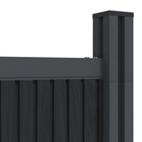 Fence Panel Grey 872x186 cm WPC 3282793