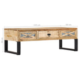 Coffee Table 110x50x38 cm Solid Mango Wood 282760