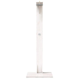 Outdoor Shower 214.5 cm Solid Pine Wood and Stainless Steel 886345