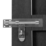 Garden Gate WPC 100x180 cm Grey 318105