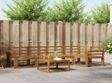 Outdoor Sofa Set 6 pcs Natural Solid Acacia Wood 3366427
