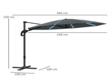 Half Umbrella Outdoor Patio 38265654