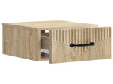 Wall-Mounted Bedside Cabinet 2 pcs Sonoma Oak 34.5 x 33 x 20 cm 898940