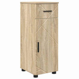Bathroom Furniture Set with Drawer with Shelf 4 pcs Sonoma Oak 3393055