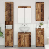 Bathroom Furniture Set TULUM 5 pcs Old Wood 60 x 34 x 63 cm 3398062