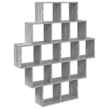 Wall Shelf Grey Sonoma 120 x 20 x 136 cm Engineered Wood 8012161