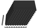 Floor Mats 50 pcs Black 18 m EVA Foam 42040728